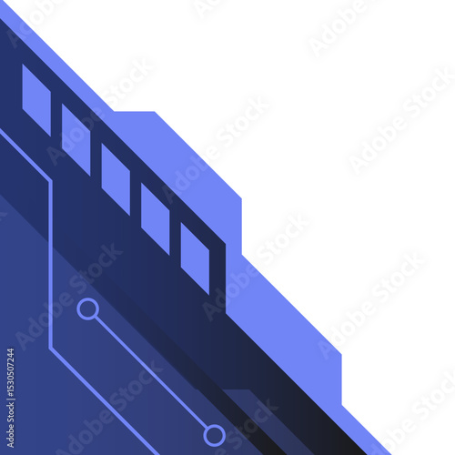 Gradient Futuristic Tech Corner