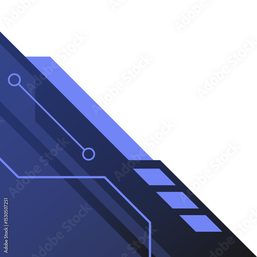 Gradient Futuristic Tech Corner