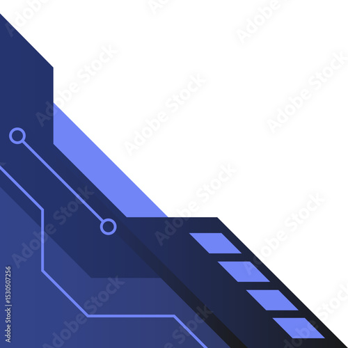 Gradient Futuristic Tech Corner