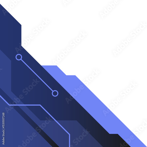 Gradient Futuristic Tech Corner