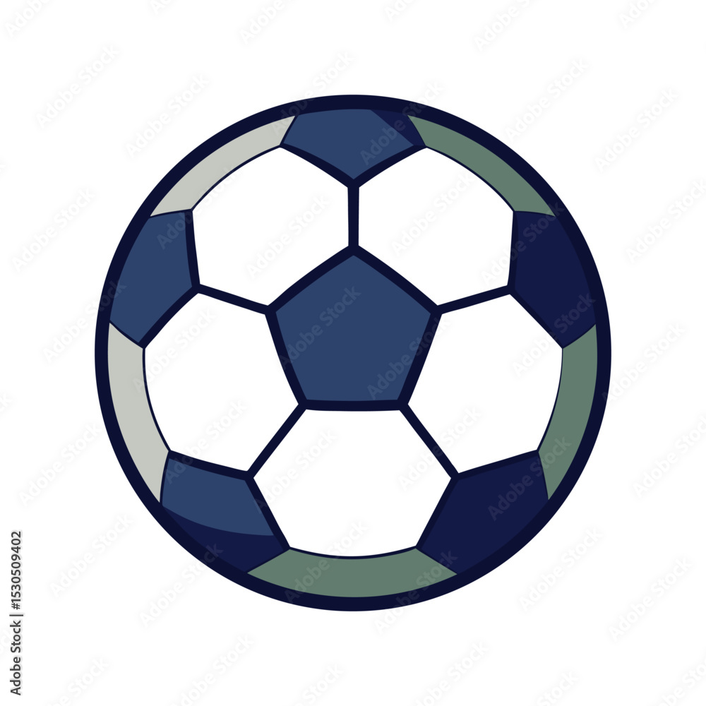 soccer ball on white background