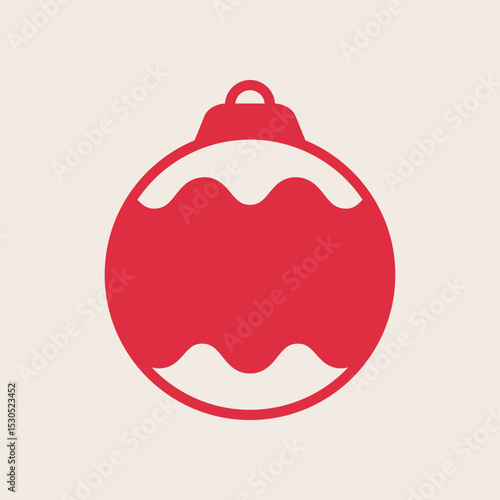 Christmas ball trendy artwork handsome abstract vector illustration colorful applicative design