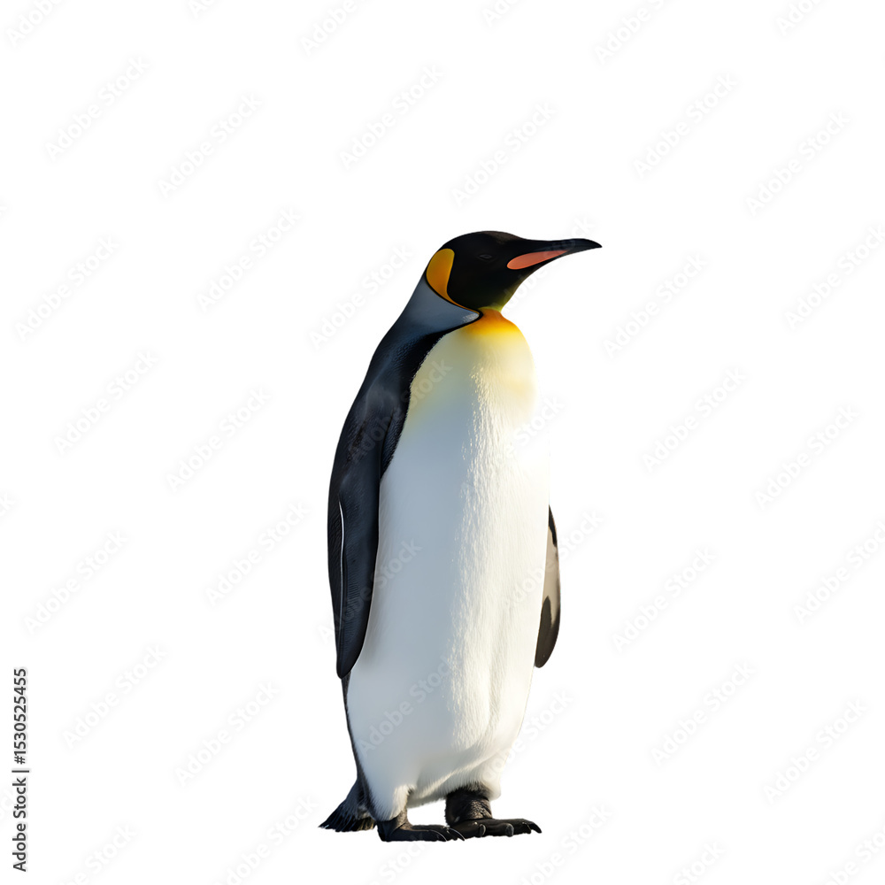 Fototapeta premium Majestic King Penguin: Antarctic Wildlife Photography