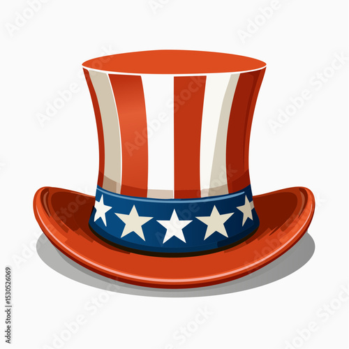 Lincoln Hat - US Colours - Independence Day