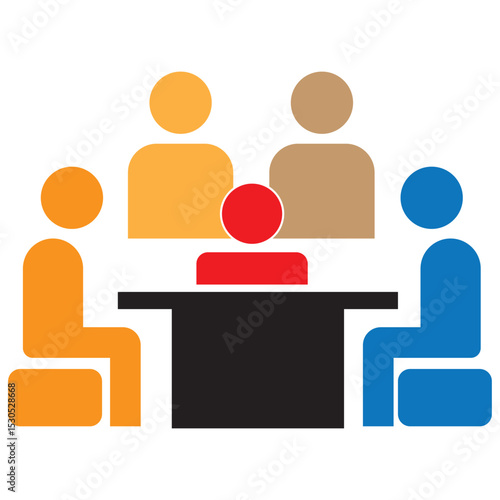 Business training and workshop excellent icon set. Containing teaching, education, coaching, discussion, learning, communication, presentation, lecture, meeting, teamwork, briefing vector illustration