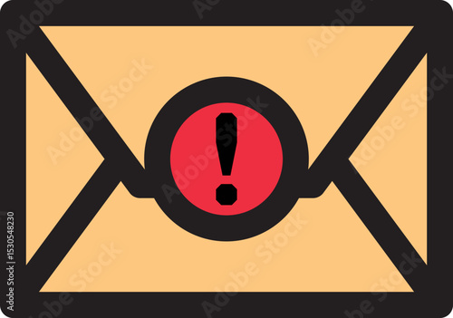 Warning Email Icon