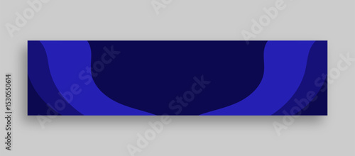 blue abstract background linkedin banner template