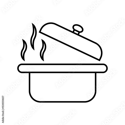 Soup icon vector. Brothn illustration sign. Bisque symbol. bouillon Logo. Bisk web icon.