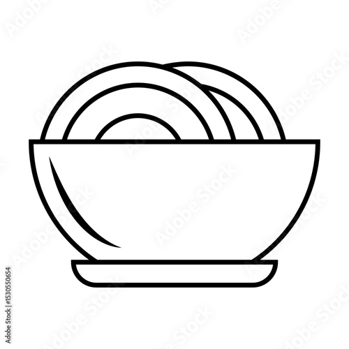 Soup icon vector. Brothn illustration sign. Bisque symbol. bouillon Logo. Bisk web icon.