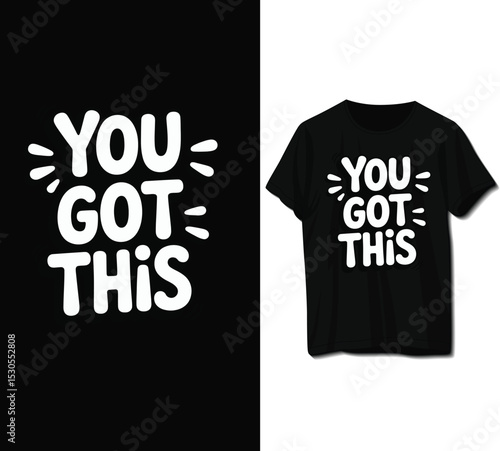 black tshirt with white you got this dandelion design, isolated on white background