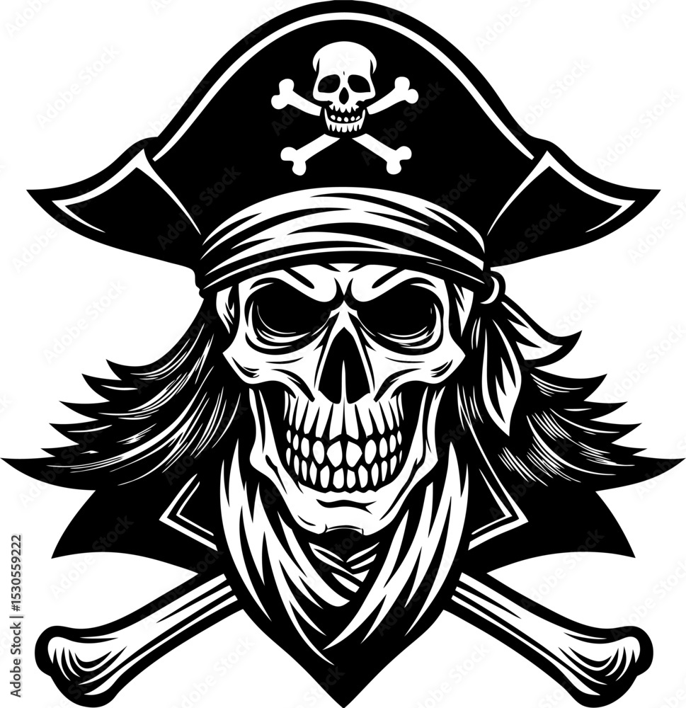 Pirate Skull Crossbones Skeleton Grim Reaper Pirate Skull Crossbones Skeleton Grim Reaper