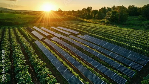 Innovative Agrivoltaics: Harmonizing agriculture and solar energy on rolling hills