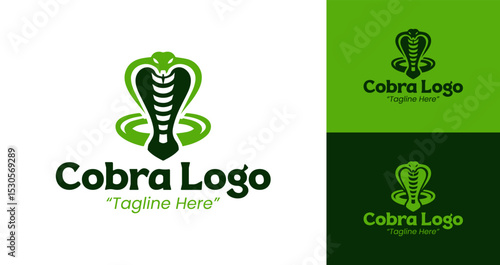 Modern Cobra Logo for Nature and Wildlife Branding
