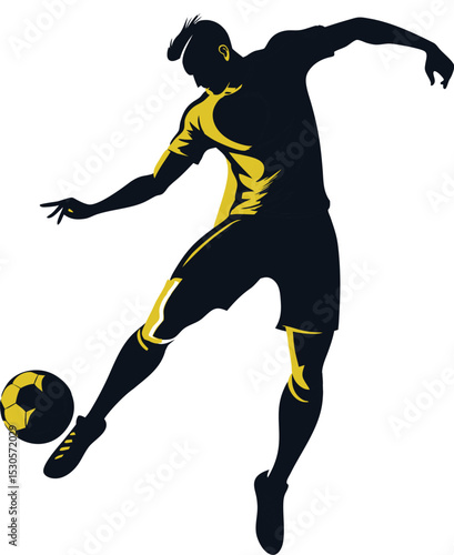  Football Player Running with Ball