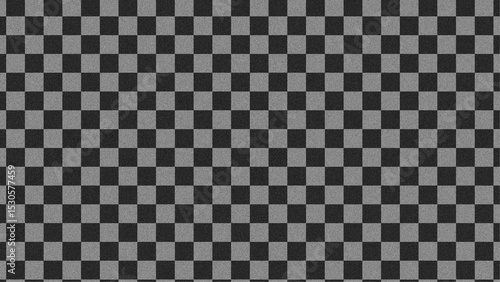 Gray Black Checkered Pattern with Subtle Grainy Texture for Bold and Modern Background Design