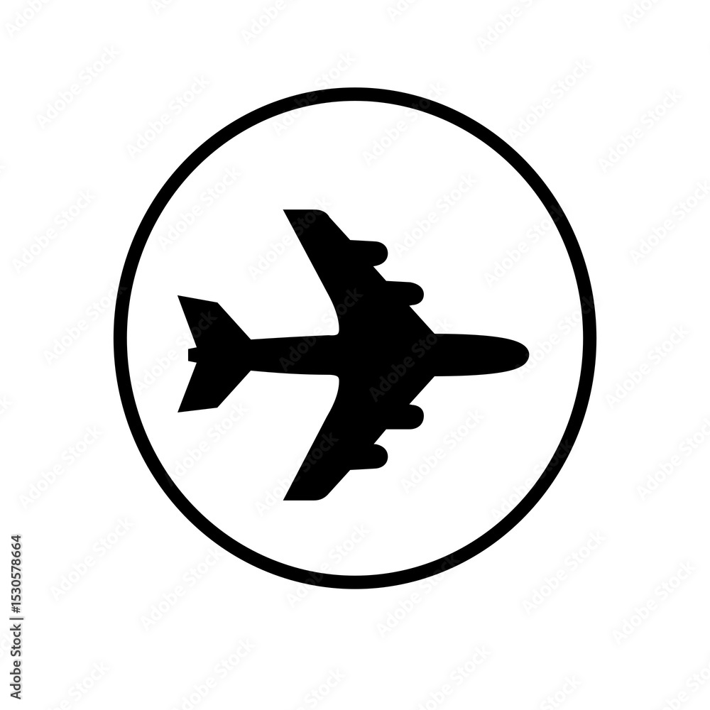 Airplane icon stroke Airplane icon stroke