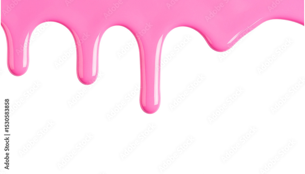 Pink liquid paint dripping and splashing, creating a vibrant and fluid art design isolated on white background.
Pink liquid paint dripping and splashing, creating a vibrant and fluid art design isolated on white background.