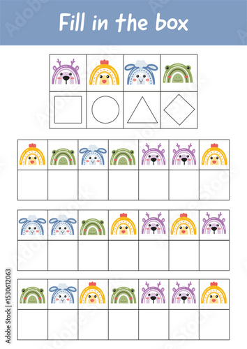 Logical games, educational activities for kids. Learning games for preschoolers and kindergarten. Teachers resources, materials. Toddler busy book page. Printable education worksheets for kids.