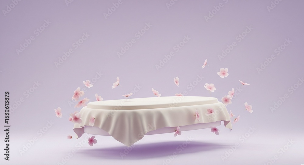 Obraz premium Pink background with bubbles