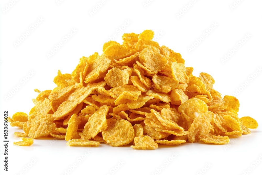 Pile of golden corn flakes (10) Pile of golden corn flakes (10)
