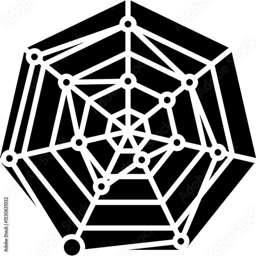 Spider Chart (Variant Radar) Icon