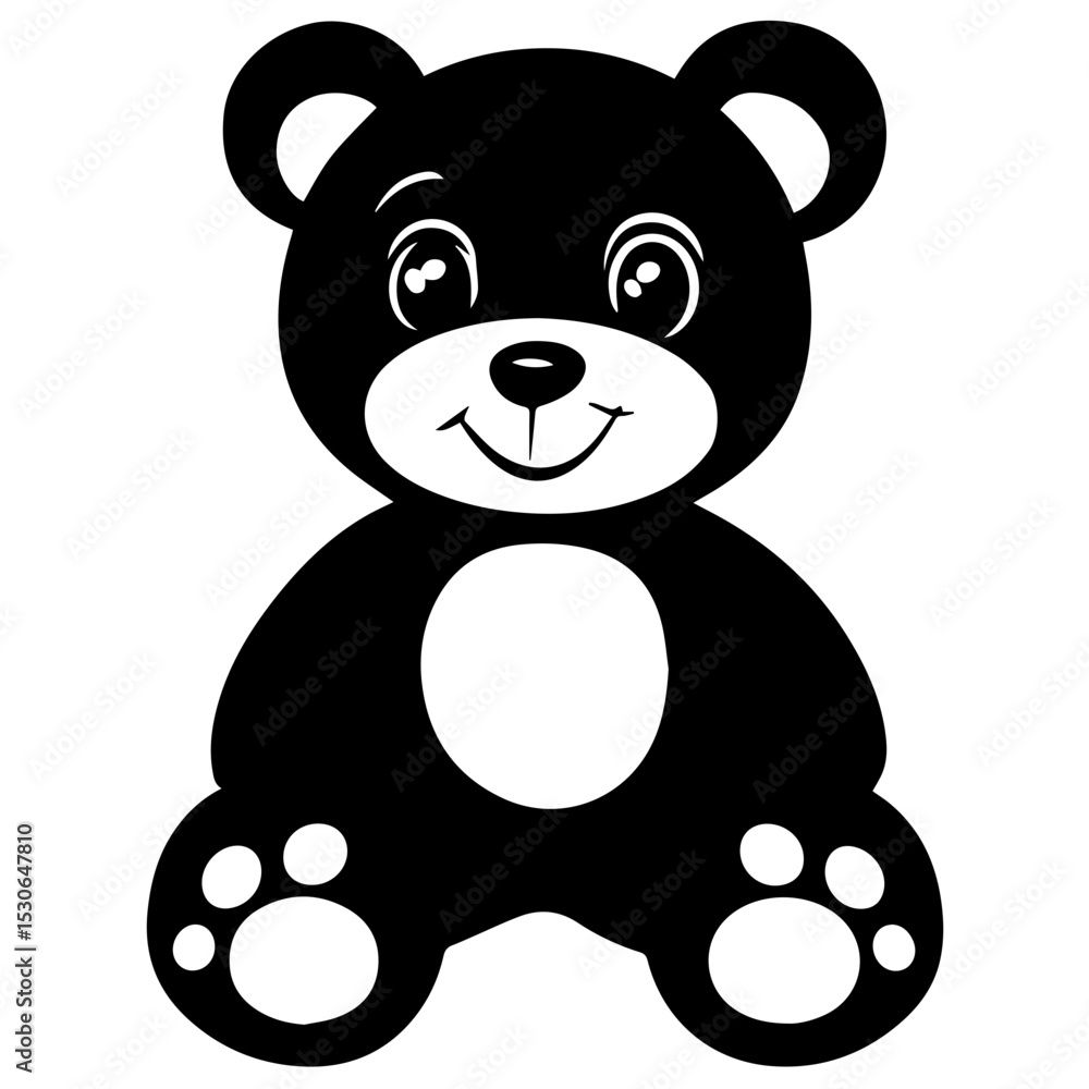 Obraz premium teddy bear vector illustration