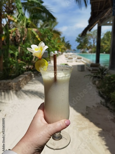 cocktail on the beach
