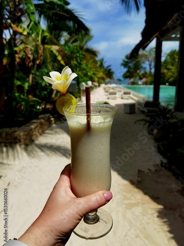 cocktail on the beach