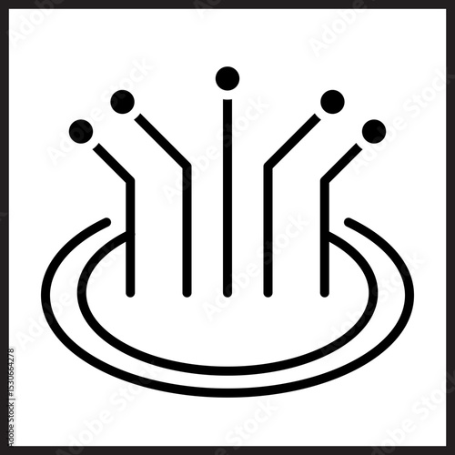 Fiber Optic Cable icon Design