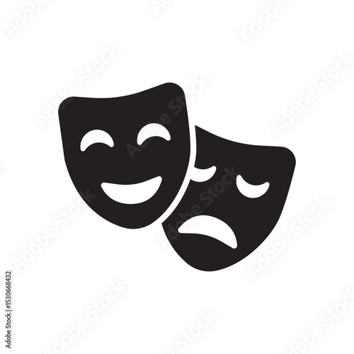 comedy mask icon 