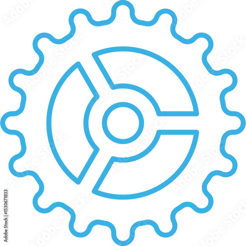 Engineering Service Provide   In Outline  Icon