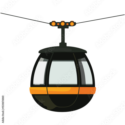 Cable Car Vector illustration 