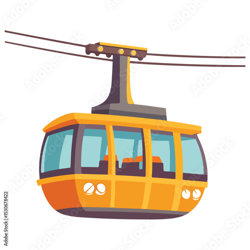 Cable Car Vector illustration 