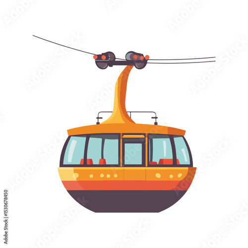 Cable Car Vector illustration 