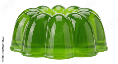Fotografija Isolated Green Jello Dessert