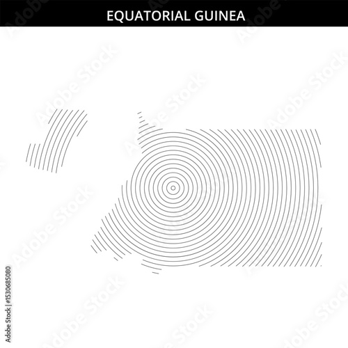 Discover unique spiral patterns inspired by Equatorial Guinea