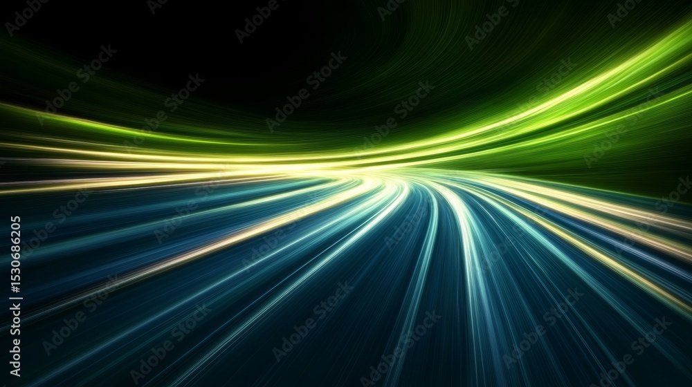 Futuristic Speed Illustration with Dynamic Light Streaks and High-Tech Motion Abstract Design Futuristic Speed Illustration with Dynamic Light Streaks and High-Tech Motion Abstract Design
