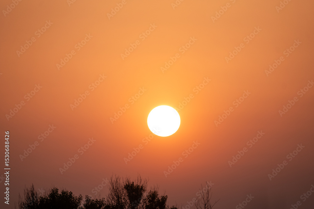 Fototapeta premium sunset in the mountains