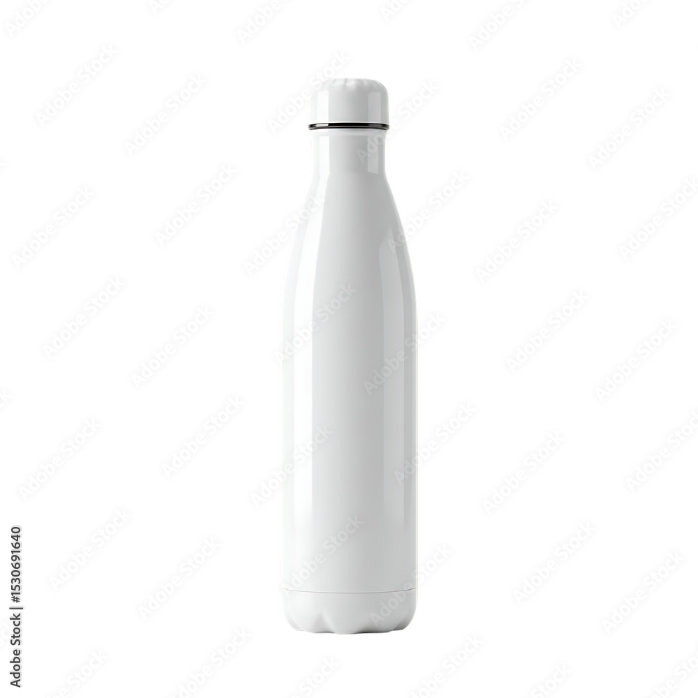 Sleek White Water Bottle: Perfect for Hydration Sleek White Water Bottle: Perfect for Hydration