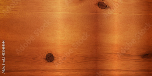 "A Polished Close-Up of Brown Wood with High Gloss Lacquer, Featuring a Smooth, Reflective Finish and Visible Natural Grain, Perfectly Combining Warmth and Retro Sophistication"
