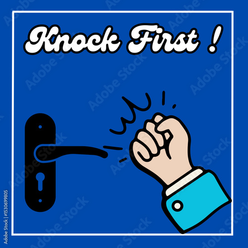 Knock First 001