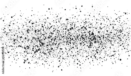 Vector illustration, old rough grainy paper texture, dirt effect background, paint splash splatter surface, abstract black sparks, retro sprinkled ink overlay, creative ink texture, grunge overlay.