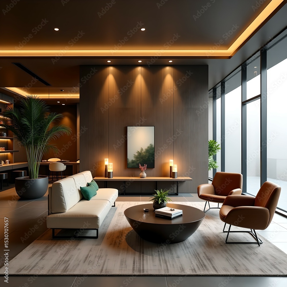 Fototapeta premium Stylish meeting rooms and lounges