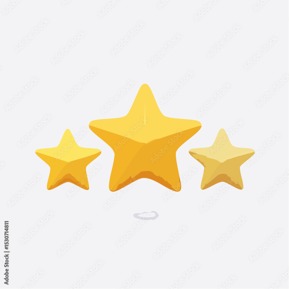 Flat 3D Illustration of Golden Stars in Circular Formation with Central Highlight
Flat 3D Illustration of Golden Stars in Circular Formation with Central Highlight