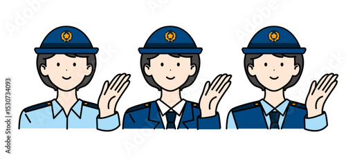女性警察官 制服3セット こちら