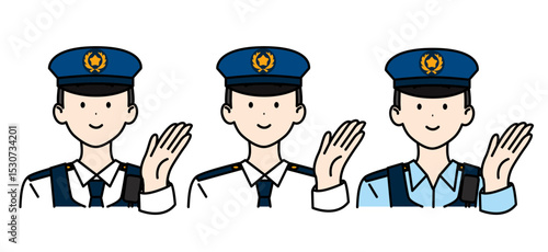 男性警察官 制服3セット こちら