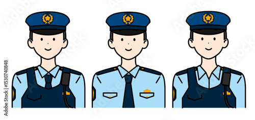 男性警察官 制服3セット
