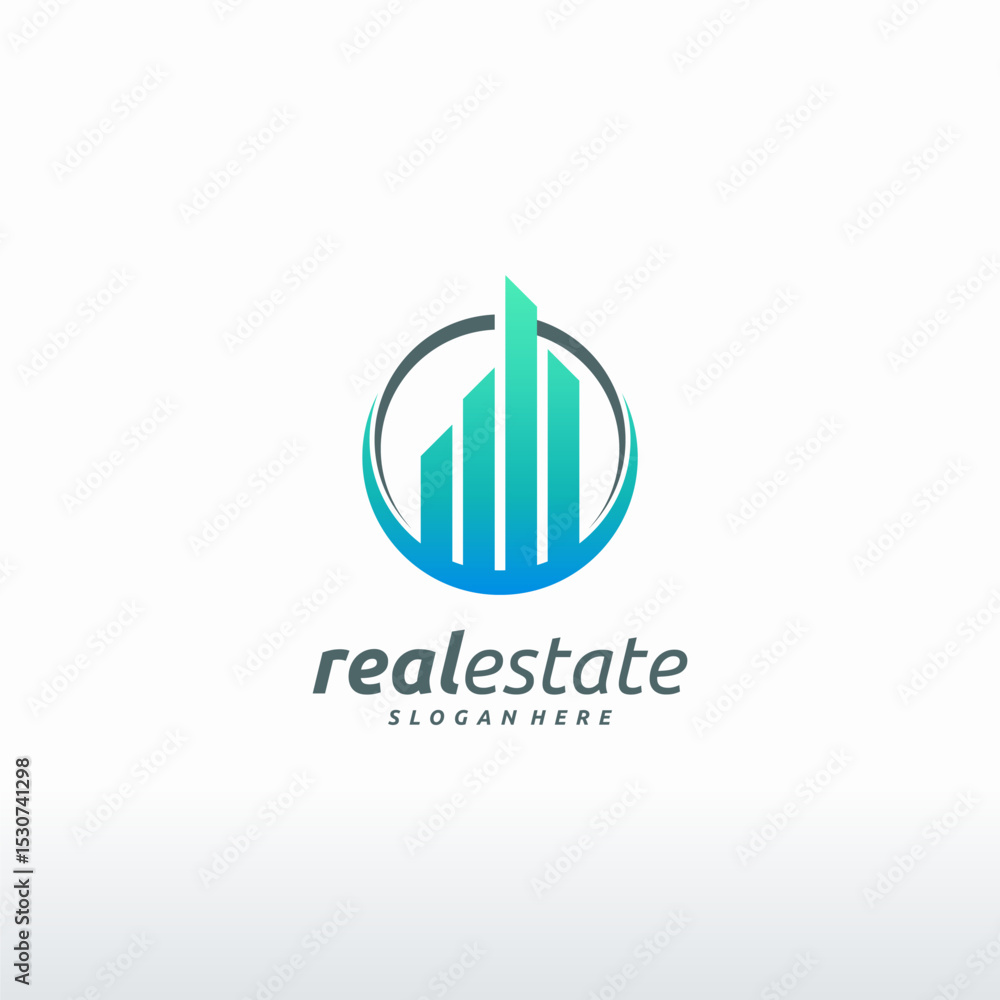 Modern real estate design. Modern real estate design.
