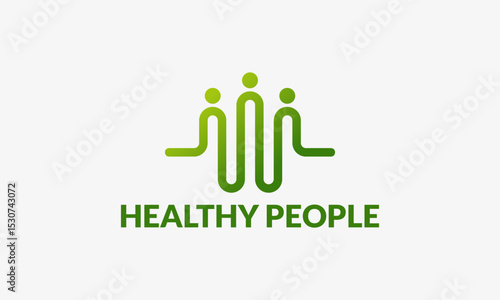 Healthy People logo designs concept