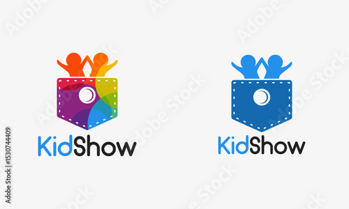 kids show logo template